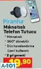 PİRANHA MIKNATISLI TELEFON TUTUCU